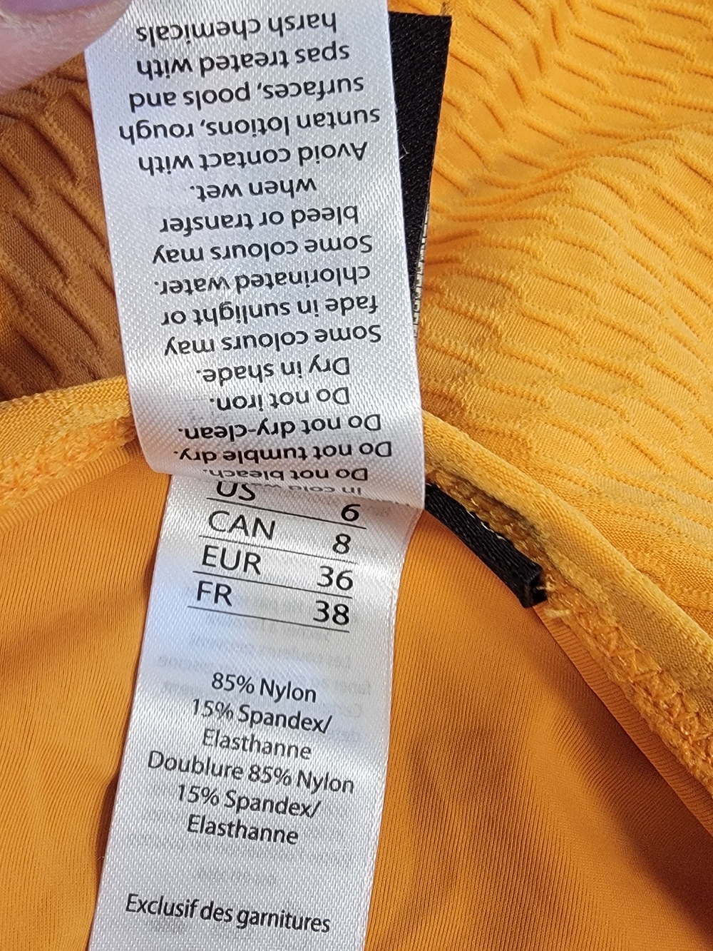 Nip Tuck Swim One Piece Swimsuit Size 6 Orange Slimming Old Hollywood Molded Cup - Picture 10 of 10